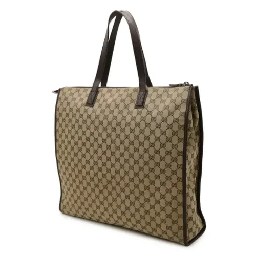 Pre-owned Canvas Tote - Gucci Vintage - Modalova