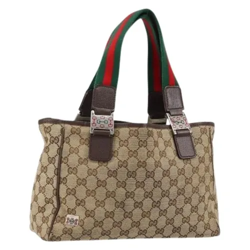 Pre-owned Canvas Handbag - Gucci Vintage - Modalova
