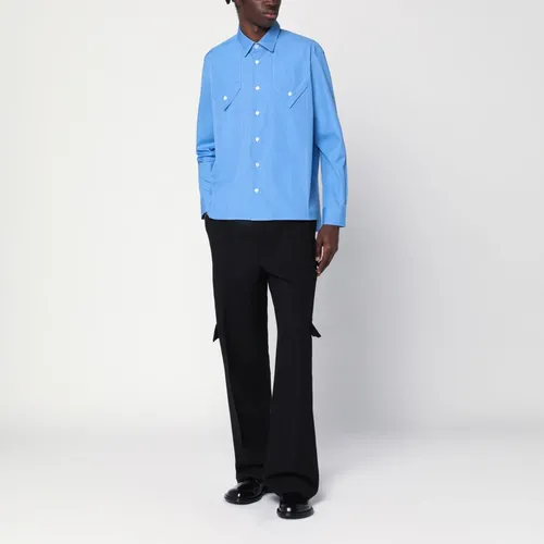 Black Wool Mohair Trousers - Namacheko - Modalova