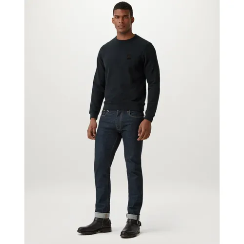 Classic Black Cotton Sweatshirt - Belstaff - Modalova