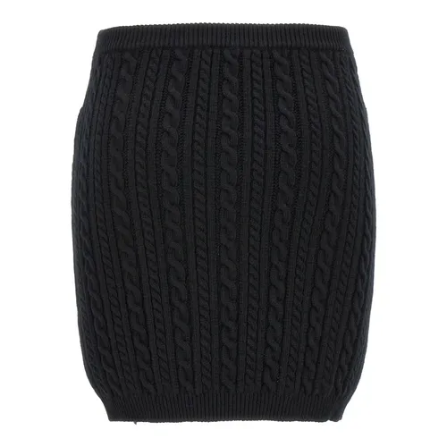 Button Skirt - Alessandra Rich - Modalova