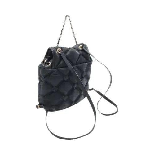 Pre-owned Vintage Leather Backpack - Chanel Vintage - Modalova
