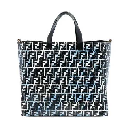 Pre-owned FF Monogram Tote Bag - Fendi Vintage - Modalova