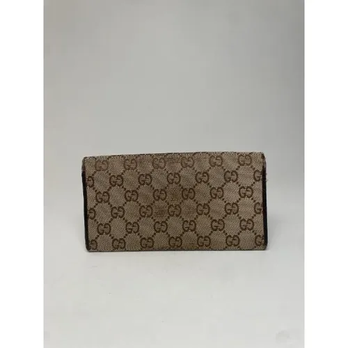 Pre-owned Leather Wallet - Gucci Vintage - Modalova