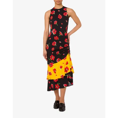Printed midi dress - Moschino - Modalova