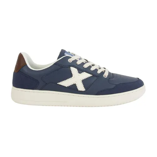 Leather Sneaker with Polyurethane Material - Munich - Modalova