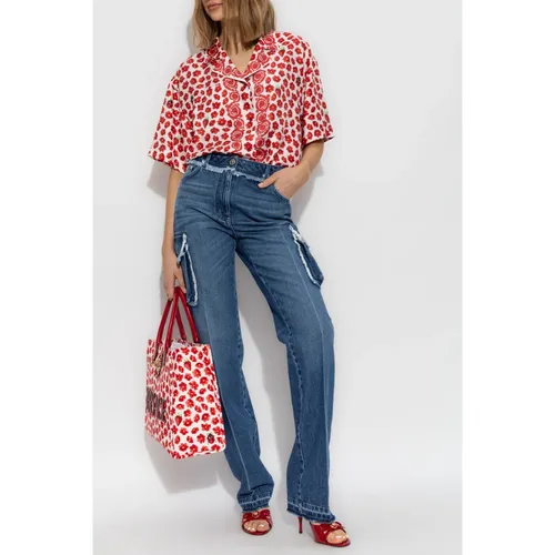 Silk Shirt - Versace - Modalova