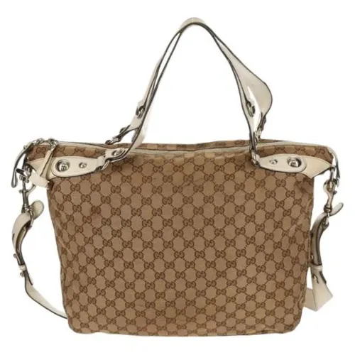 Pre-owned Canvas Handbag - Gucci Vintage - Modalova