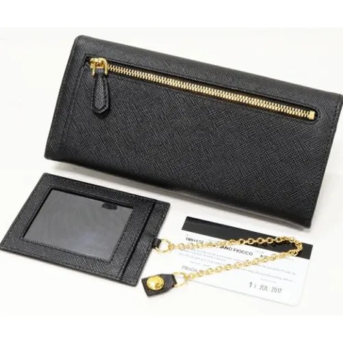 Pre-owned Leather wallets - Prada Vintage - Modalova