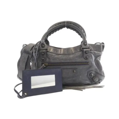 Pre-owned Vintage Leather Handbag - Balenciaga Vintage - Modalova