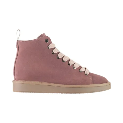 Suede Ankle Boot with Microfibre Lining - Panchic - Modalova