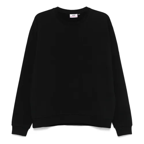 Black Crewneck Sweater - Gcds - Modalova