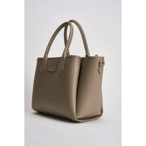 Medium Shopper Bag with Palmellato Finish - Emporio Armani - Modalova