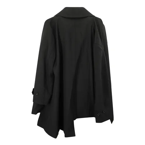 Double-Breasted Asymmetric Hem Jacket - Comme des Garçons - Modalova