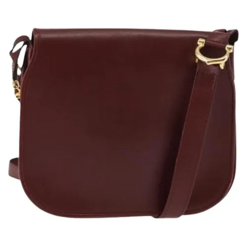 Pre-owned Leather Shoulder Bag - Cartier Vintage - Modalova