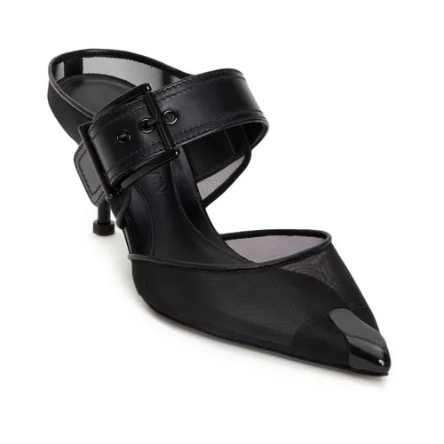 Heeled Mules Black - Alexander McQueen - Modalova