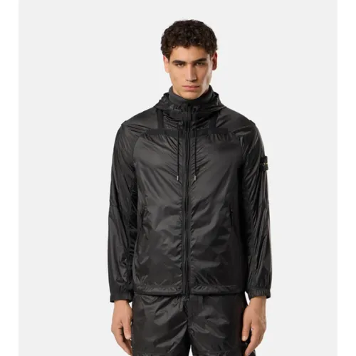 Light Hooded Ripstop Jacket - Stone Island - Modalova