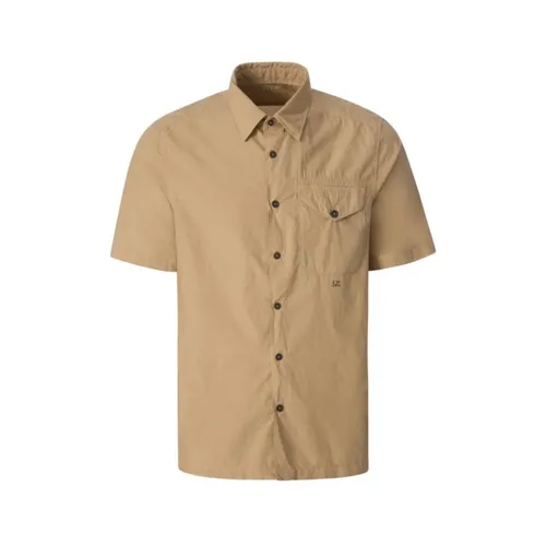 Camicia Classica a Maniche Corte - C.P. Company - Modalova