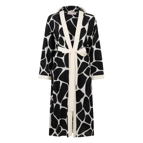 Silk Contrast Robe - Valentino Garavani - Modalova