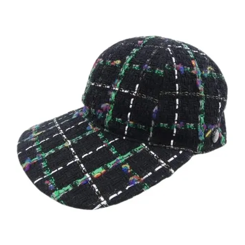 Pre-owned Cotton Wool Blend Cap - Chanel Vintage - Modalova