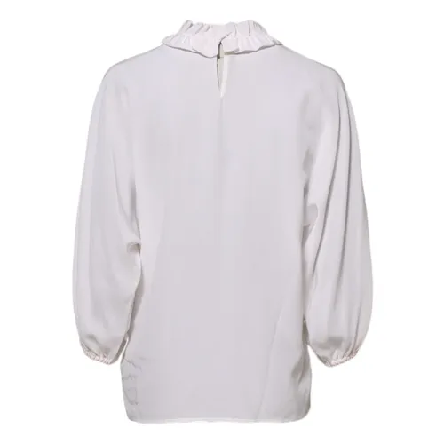 Ruffled Tie-Neck Blouse - Dolce & Gabbana - Modalova