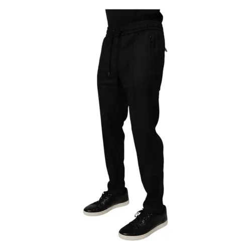 Wool Jogger Pants - Dolce & Gabbana - Modalova