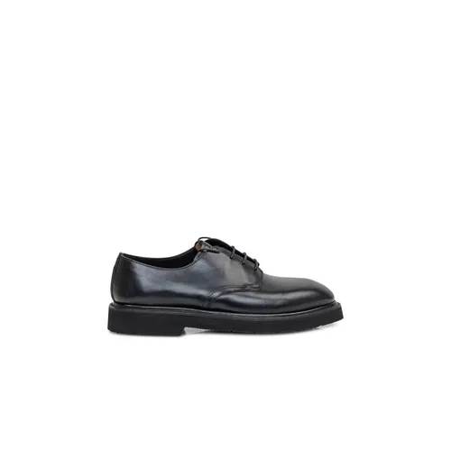 Leather Lace-Up Derbies with Branded Insole - Premiata - Modalova
