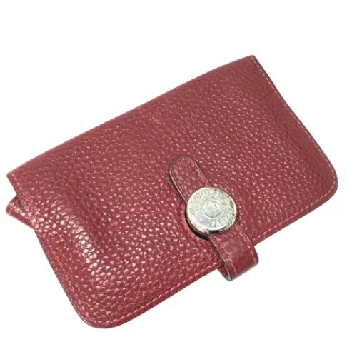 Pre-owned Leather wallets - Hermès Vintage - Modalova