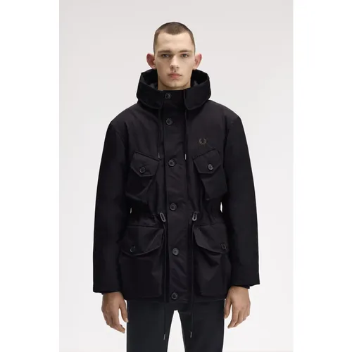 Patch Pocket Puffer Jacket - Fred Perry - Modalova