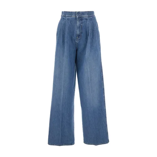Jeans > Wide Jeans - - Alberta Ferretti - Modalova