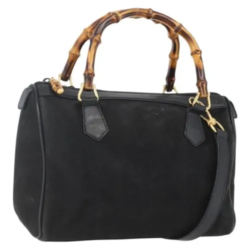 Pre-owned Suede Handbag - Gucci Vintage - Modalova