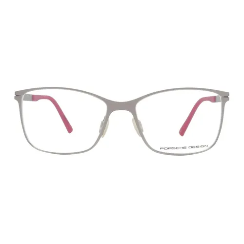 Silver Metal Rectangle Optical Frames - Porsche Design - Modalova
