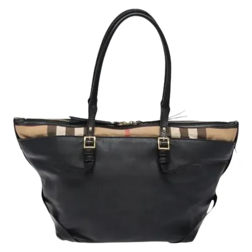 Pre-owned Cuero bolsos-de-mano - Burberry Vintage - Modalova