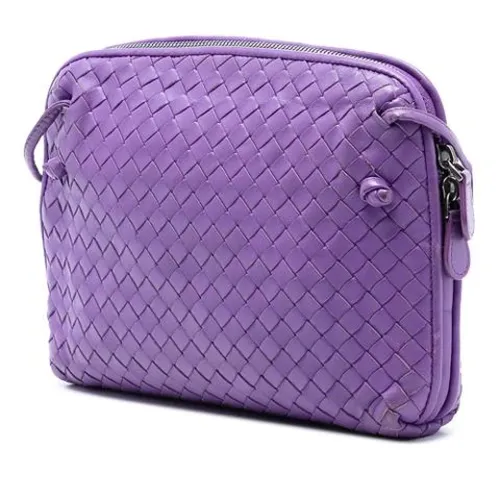 Pre-owned Leather Shoulder Bag - Bottega Veneta Vintage - Modalova