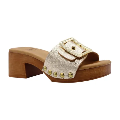Wooden Clogs Hobart Style - E mia - Modalova