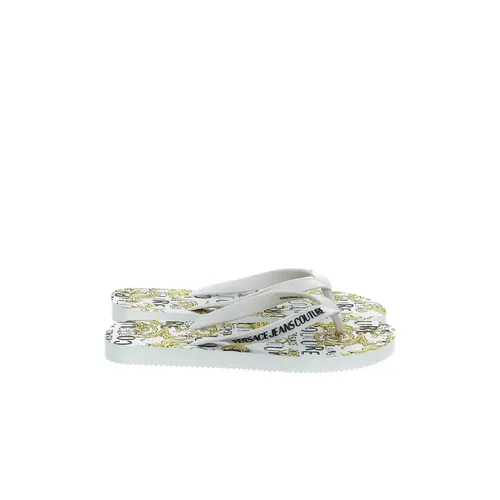 White Flip Flops Stylish Model - Versace Jeans Couture - Modalova