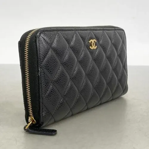 Pre-owned Leather Wallet - Chanel Vintage - Modalova