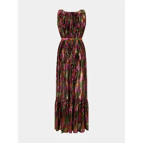 Floral Maxi Dress with Tiered Hemline - La DoubleJ - Modalova
