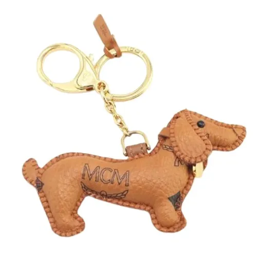 Pre-owned Leather Key-Holder - MCM Pre-owned - Modalova