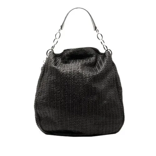 Pre-owned Leather Shoulder Bag - Dior Vintage - Modalova