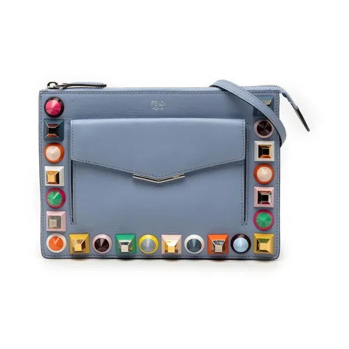 Clutch de Cuero Adornado Pre-owned - Fendi Vintage - Modalova