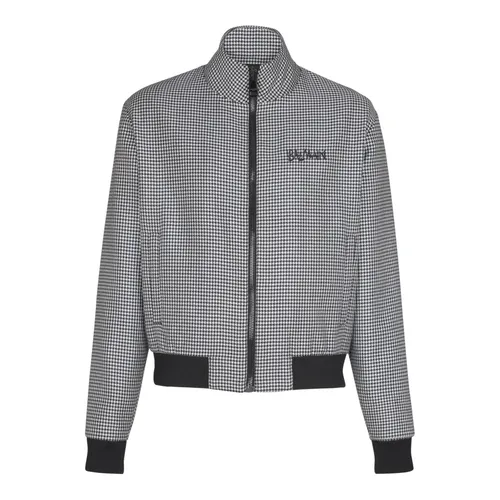 Houndstooth wool jacket - Balmain - Modalova
