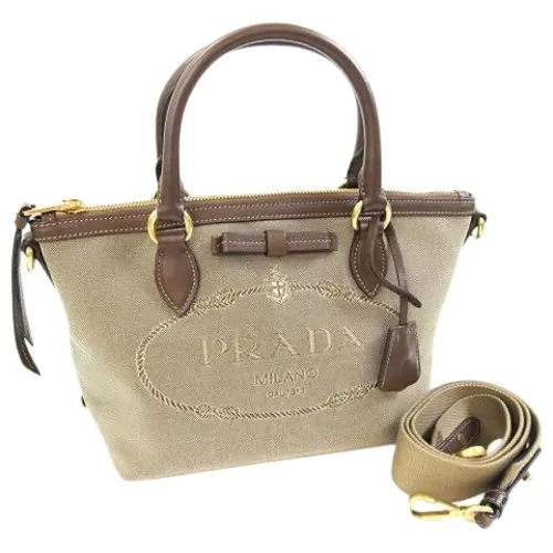 Bolso de mano Pre-owned de lona - Prada Vintage - Modalova