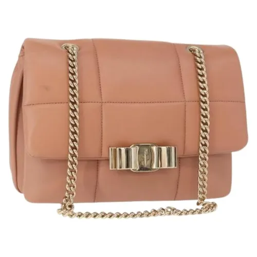 Pre-owned Leather Shoulder Bag - Salvatore Ferragamo Pre-owned - Modalova