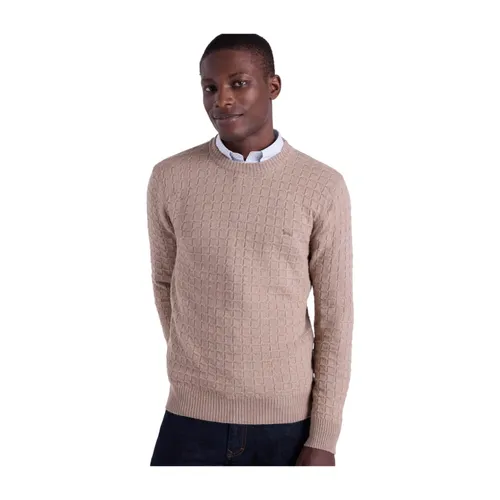 D Plaid Crewneck Pullover - Harmont & Blaine - Modalova