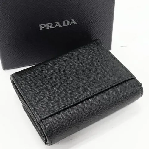 Pre-owned Leather Wallet - Prada Vintage - Modalova