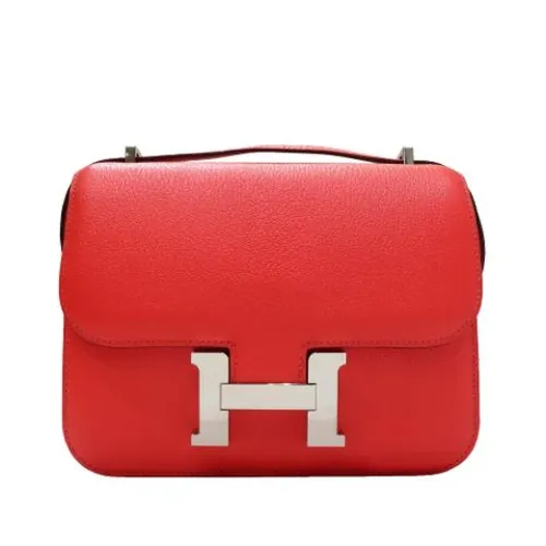 Pre-owned Leather Shoulder Bag - Hermès Vintage - Modalova