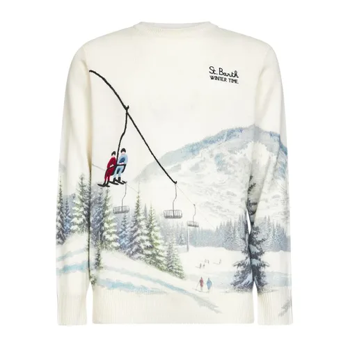 Heron Print Sweater - MC2 Saint Barth - Modalova