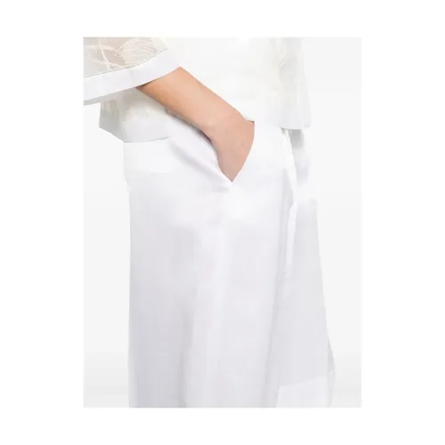 Cuffed-Hem Trousers - Peserico - Modalova