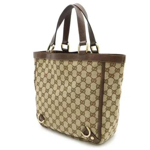 Pre-owned Canvas Tote - Gucci Vintage - Modalova